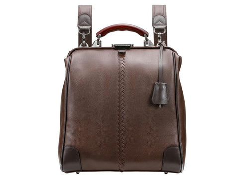 【豊岡鞄 YOUTA YK-3M チョコレート】YOUTA LIZARD3WAY縦ダレスバッグ